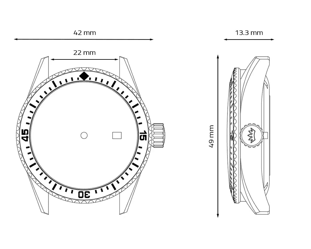 Delma Cayman Automatic case rendering