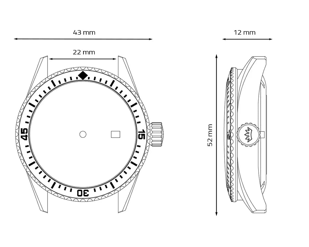 Delma Cayman Quartz case rendering