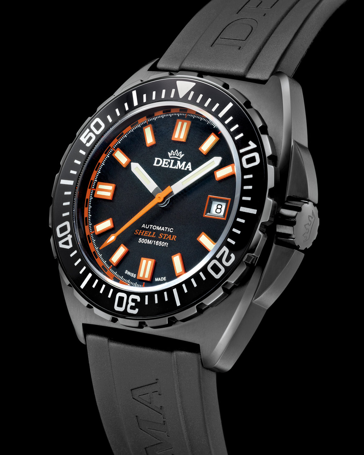 Shell Star Black Tag