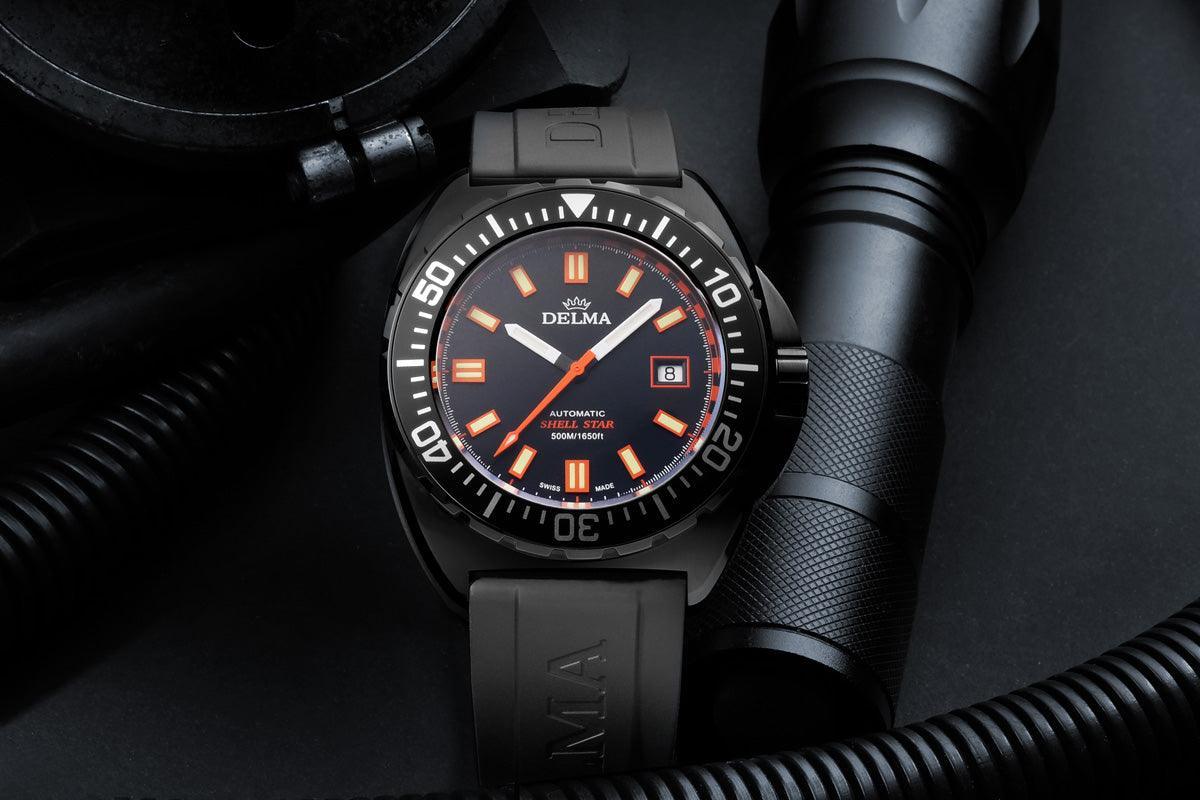 Shell Star Black Tag - DELMA Watches