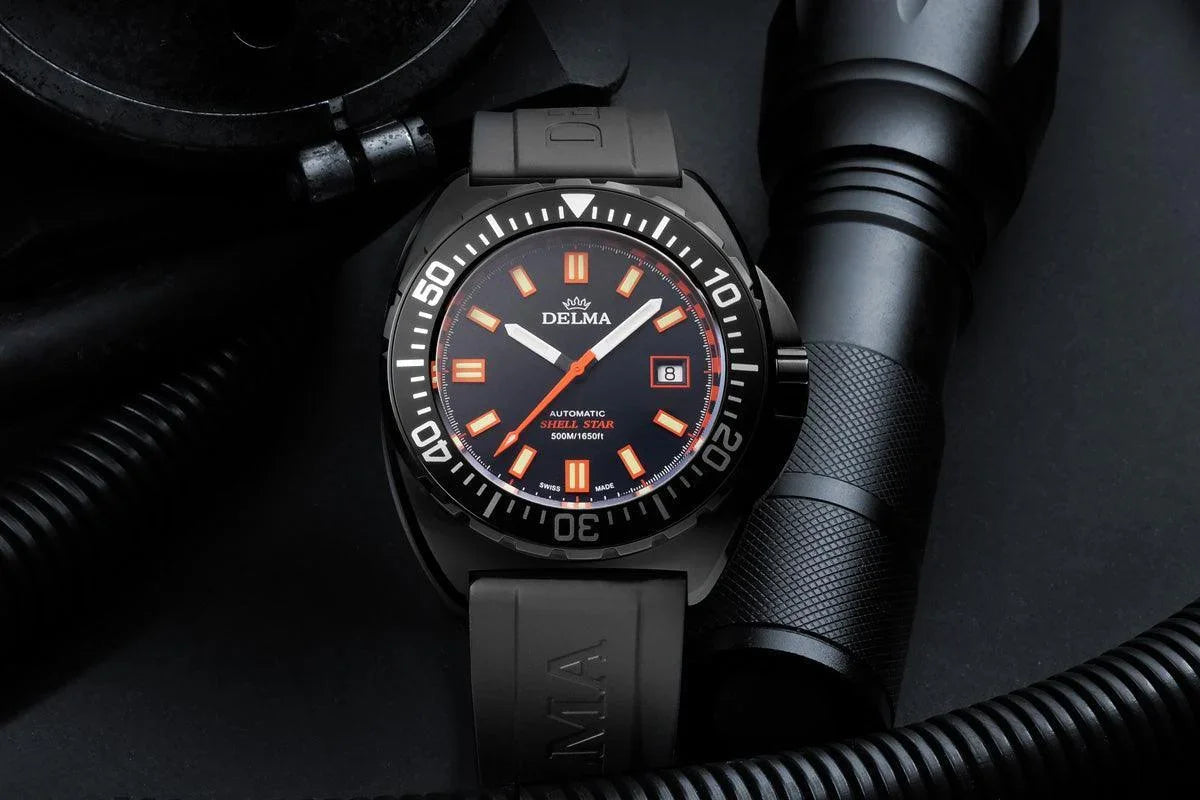 Shell Star Black Tag - DELMA Watches