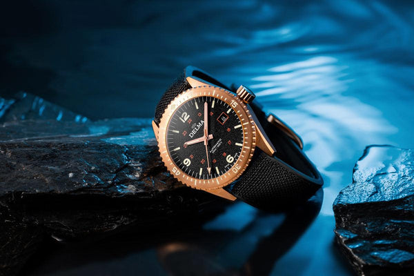 NEW CAYMAN BRONZE: THE SKIN DIVER REINVENTED - Delma Watches Ltd.