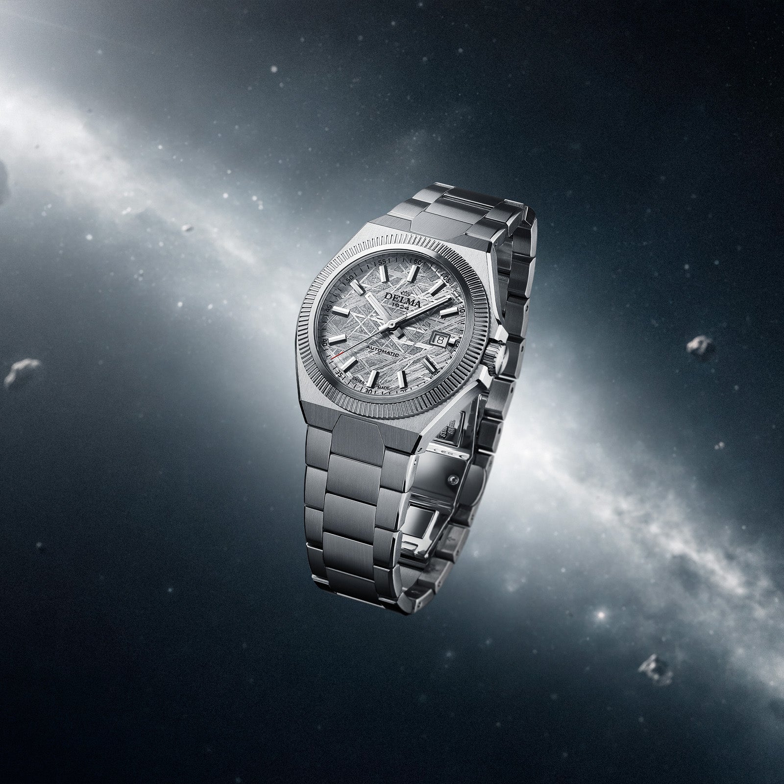 DELMA Midland Meteorite Stainless Steel in space