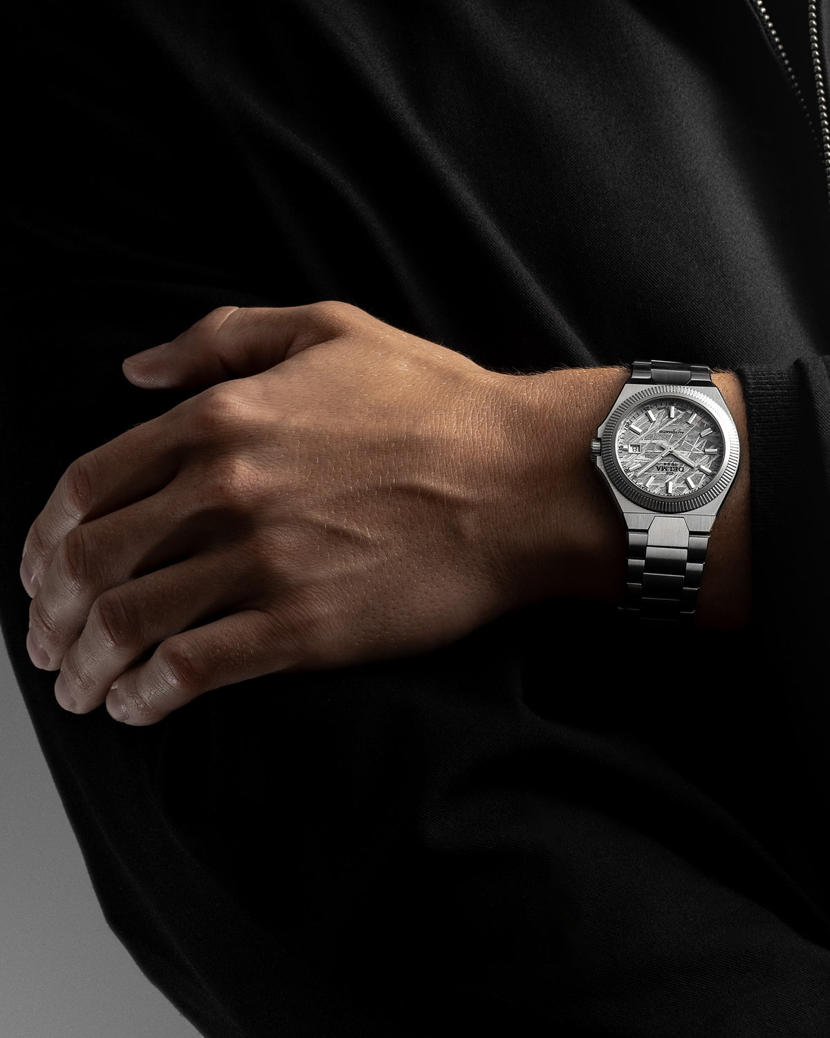 DELMA Midland Meteorite Stainless Steel on model