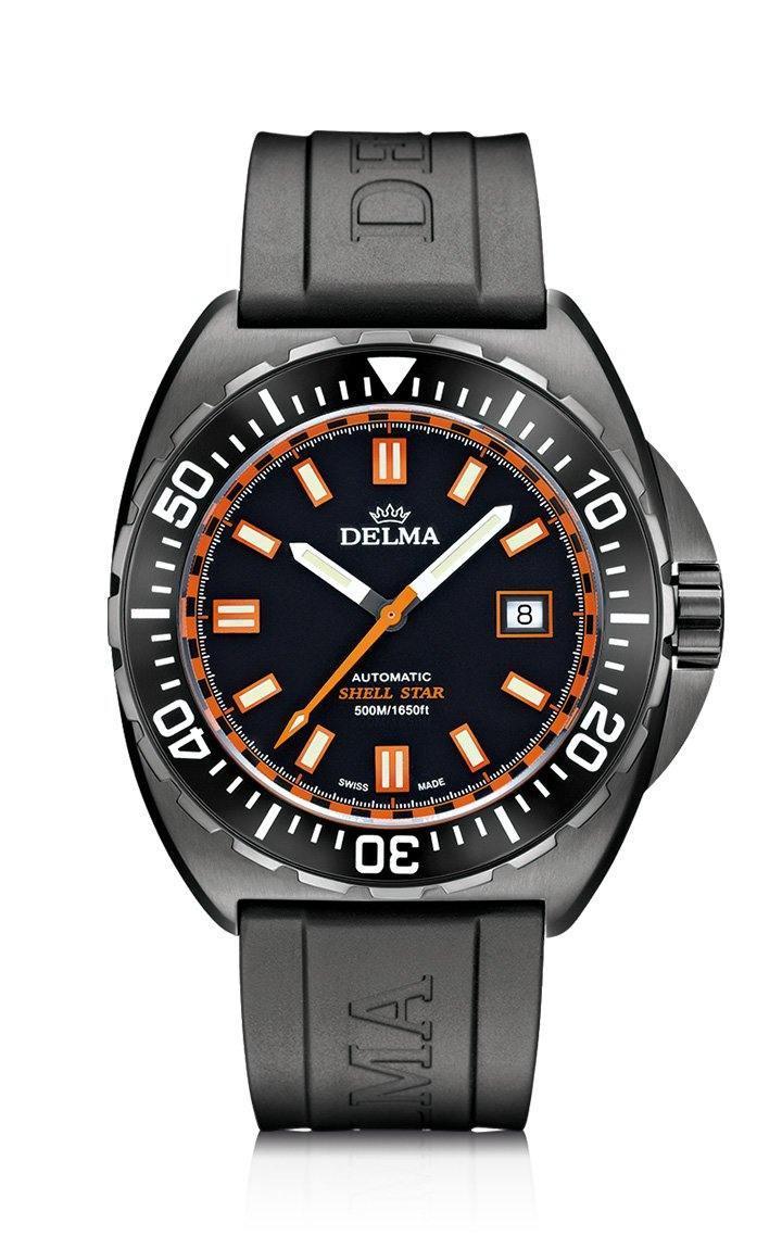 DELMA Shell Star Black Tag Black Bezel