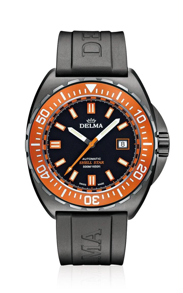 Shell Star Black Tag - Delma Watches